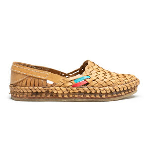 Mohinders Brown Woven Leather Slip-On Loafers